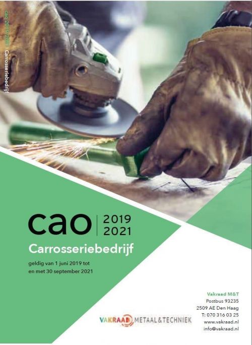 CAO 2019 2021 Carrosseriebedrijf Vakraad metaal & techniek